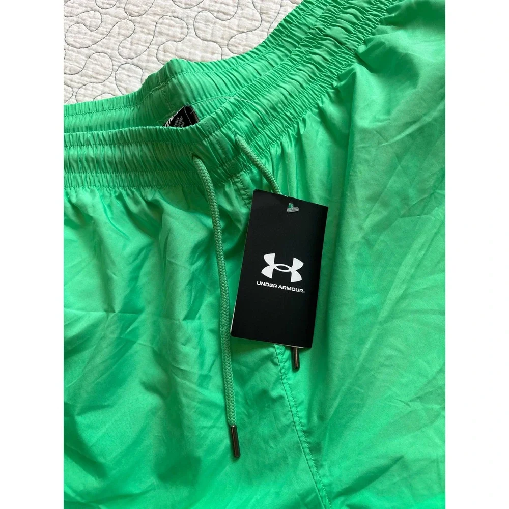 Under Armour Mens Essential Volley Shorts Green XXL‎